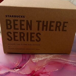 Starbucks Been There Series Across the Globe Collection Brown & Blue Box
